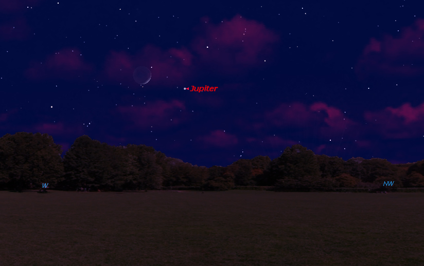 Cosmic Mother's Day Treat: See Jupiter and the Moon Sunday